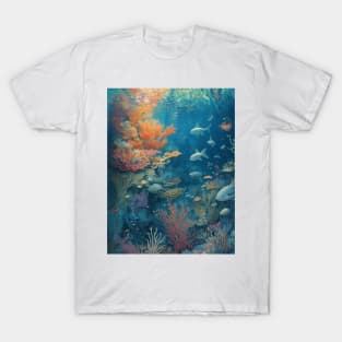 Creature and Plants Artwork T-Shirt